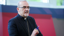 Łaciński Patriarcha Jerozolimy kard. Pierbattista Pizzaballa. Fot. PAP/R. Guz