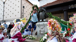 Święto Bamberskie na Starym Rynku w Poznaniu. 2017 r. Fot. PAP/J. Kaczmarczyk