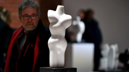 Wystawa w Centrum Rzeźby Polskiej w Orońsku w marcu 2024 r. Fot. PAP/P. Polak