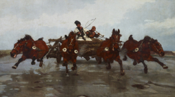 Czwórka (1881), Józef Chełmoński. Żródło: zbiory cyfrowe Muzeum Narodowego w Krakowie.