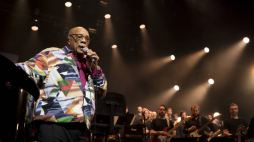 Quincy Jones na koncercie w 2019 r., fot. EPA/PAP/J.-Ch. Bott