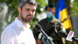 Anton Drobowycz, szef ukraińskiego Instytutu Pamięci Narodowej (IPNU), fot. PAP/D. Delmanowicz