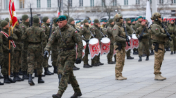 Przygotowania do Narodowego Święta Niepodległości w Warszawie, fot. PAP/R. Guz