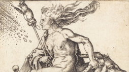 Czarownica, Albrecht Dürer ok. 1500. /Źródło: en.wikipedia