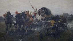 „Wyjazd na polowanie” kupił do kolekcji Muzeum Śląskiego jego pierwszy dyrektor Tadeusz Dobrowolski. Fot. Danuta Matloch/MKiDN