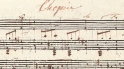 Fragment odnalezionego zapisu walca Chopina. Źródło: The Morgan Library & Museum