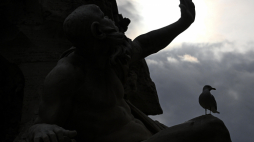 Fontanna Czterech Rzek na Piazza Navona w Rzymie. PAP/Darek Delmanowicz