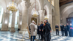 Katedra Notre Dame w Paryżu odbudowana po pożarze, fot. PAP/EPA/POOL/Ch.  Petit Teson