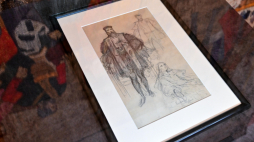 Rysunek Jana Matejki w zbiorach Muzeum Jana Kochanowskiego w Czarnolesie, fot. PAP/P. Polak