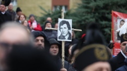 Uroczystości z okazji 43. rocznicy pacyfikacji kopalni "Wujek", fot. PAP/M. Meissner