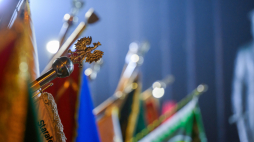 Uroczystości przy pomniku Powstańców Wielkopolskich w Poznaniu. PAP/Jakub Kaczmarczyk