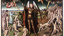 „Sąd Ostateczny”, tryptyk malarza niderlandzkiego Hansa Memlinga, XV w., w zbiorach Muzeum Narodowego w Gdańsku. PAP/Reprodukcja Tomasz Prażmowski 