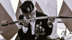 Żołnierz ZWZ i AK, Sprawiedliwa Wśród Narodów Świata kpt. Marianna Krasnodębska podczas Jubileuszu swoich 100. Urodzin. PAP/Wojtek Jargiło