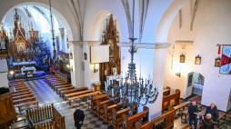 Wnętrze kościoła pw. Wniebowzięcia Najświętszej Maryi Panny Zwycięskiej (pobrygidkowskiego) w Lublinie. Planowane są tam kolejne prace konserwatorskie. Fot. PAP/Wojtek Jargiło