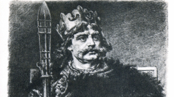 Bolesław Chrobry, reprodukcja rysunku Jana Matejki PAP/Reprodukcja Wojtek Pacewicz