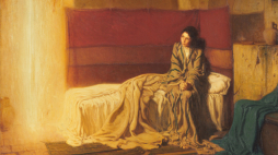 "Zwiastowanie" (1898) - obraz Henry’ego Ossawy Tannera. Il. Henry Ossawa Tanner, Public domain, via Wikimedia Commons