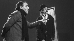 Teatr Cricot 2. Próba do spektaklu Tadeusza Kantora pt. "Wielopole, wielopole...", 1984 r. PAP/Jerzy Ochoński