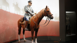 Fragment wystawy „Czas Chwały. Bitwa Warszawska 1920 r. w Muzeum Wojska Polskiego w Warszawie w 2020 r. Fot. PAP/Paweł Supernak