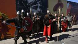 Piknik Tysiąclecia z okazji 1000. rocznicy koronacji Bolesława Chrobrego nad Wisłą w Warszawie. PAP/Radek Pietruszka