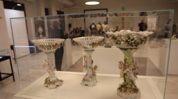 Kruchość porcelany – z muzealnego skarbca KUL, wystawa w Muzeum w Lewkowie, fot. Muzeum w Lewkowie
