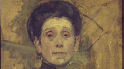 Olga Boznańska - Autoportret, po 1909. Olej na tekturze. W zbiorach Muzeum Narodowego w Warszawie. PAP/Reprodukcja Jan Morek