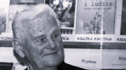 Promocja książki Jacka Wegnera "Biesy sarmackie" . Nz. Bogusław Nizieński, 2011 r.  PAP / Andrzej Rybczyński