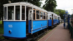 Zabytkowe tramwaje wyjechały na ulice Krakowa, 2020 r. PAP/Art Service