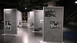 Otwarcie wystawy pt. "Wielki głód w Kazachstanie (Aszarszyłyk). Historia nieznana" w Muzeum II Wojny Światowej w Gdańsku, 2023 r. PAP/Marcin Gadomski
