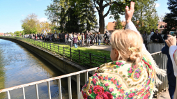 Pielgrzymka spod Bazyliki Mariackiej na Wzgórze św. Wojciecha w Gdańsku, fot. PAP/Andrzej Jackowski