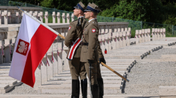 Uroczystości na Polskim Cmentarzu Wojennym pod Monte Cassino. PAP/Albert Zawada