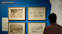 Wystawa czasowa "Malczewski w Anatolii" - rysunki z kolekcji Lanckorońskich w Zamku Królewskim na Wawelu w Krakowie. Fot. PAP/Art Service 