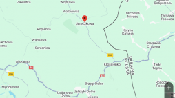 Jureczkowa w obecnym powiecie bieszczadzkim. Fot. Mapy Google