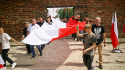 Obchody z okazji rocznicy pierwszego polskiego transportu do KL Auschwitz (w 2024 r.), fot. PAP/Jarek Praszkiewicz