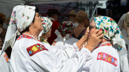 Ogólnopolski Festiwal Kapel i Śpiewaków Ludowych w Kazimierzu Dolnym, 2024 r. PAP/Wojtek Jargiło