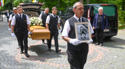 Pogrzeb Ewy Dałkowskiej w Zalesiu Górnym, fot. PAP/Piotr Nowak