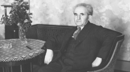 Dawid Ben Gurion - prezes Światowej Egzekutywy Agencji Żydowskiej w Jerozolimie, 1936 r. /NAC