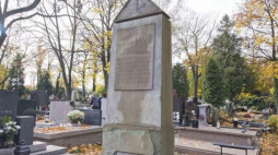 Grób Mariana Cynarskiego. Fot. uml.lodz.pl