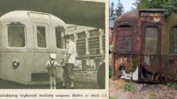 Makieta wagonu metra z lat 50. została wystawiona na aukcję internetową. Fot. facebook