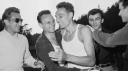 1960 r. Józef Szmidt , lekkoatleta trójskok PAP/CAF /bp/