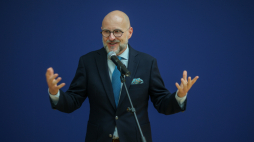Nowy dyrektor Muzeum Śląskiego Łukasz Galusek. Fot. PAP/Łukasz Gągulski 