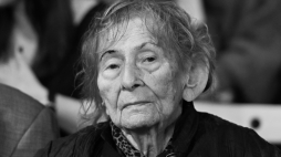 Urszula Kozioł (1931-2025) podczas gali 28. edycji Nagrody Literackiej Nike w Bibliotece Uniwersytetu Warszawskiego, 6 października 2024 r. Fot. PAP/Radek Pietruszka