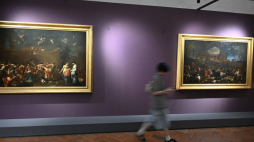W Galerii Uffizi we Florencji turysta robiąc selfie zniszczył portret Ferdynanda Medyceusza, fot PAP/EPA/ANSA/Claudio Giovanni