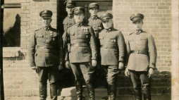 Załoga placówki Placówki Straży Granicznej w Zelgniewie, 1935 r. /archiwum