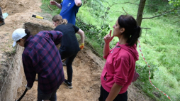 Prace archeologiczne w okolicach Zwolenia. Fot. Katarzyna Pyzewicz/Wydział Archeologii UW