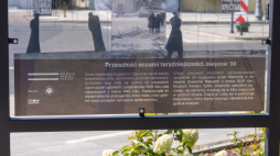 Element plenerowej wystawy „Przeszłość oczami teraźniejszości. Białystok '39”. Fot. bialystok.pl