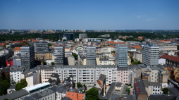 Poznań - fragment panoramy miasta. Fot. PAP/Jakub Kaczmarczyk