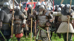 XXX Międzynarodowy Festiwal Słowian i Wikingów na wyspie Wolin (woj. zachodniopomorskie), Fot. PAP/Marcin Bielecki 