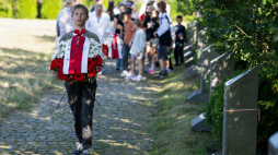 Zułowo, Litwa, 15.08.2025. Obchody 105. rocznicy Bitwy Warszawskiej oraz Święta Wojska Polskiego. Fot. PAP/Valdemar Doveiko