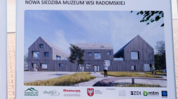 Nowa siedziba Muzeum Wsi Radomskiej ma byc gotowa w drugim kwartale 2027 r. Fot. Facebook/muzeumwsiradom