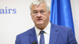 Minister spraw zagranicznych Ukrainy Andrij Sybiha Fot. PAP/Viktor Kovalchuk